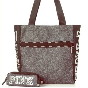 VS Pink Tote Bag + Tech Pouch (new)